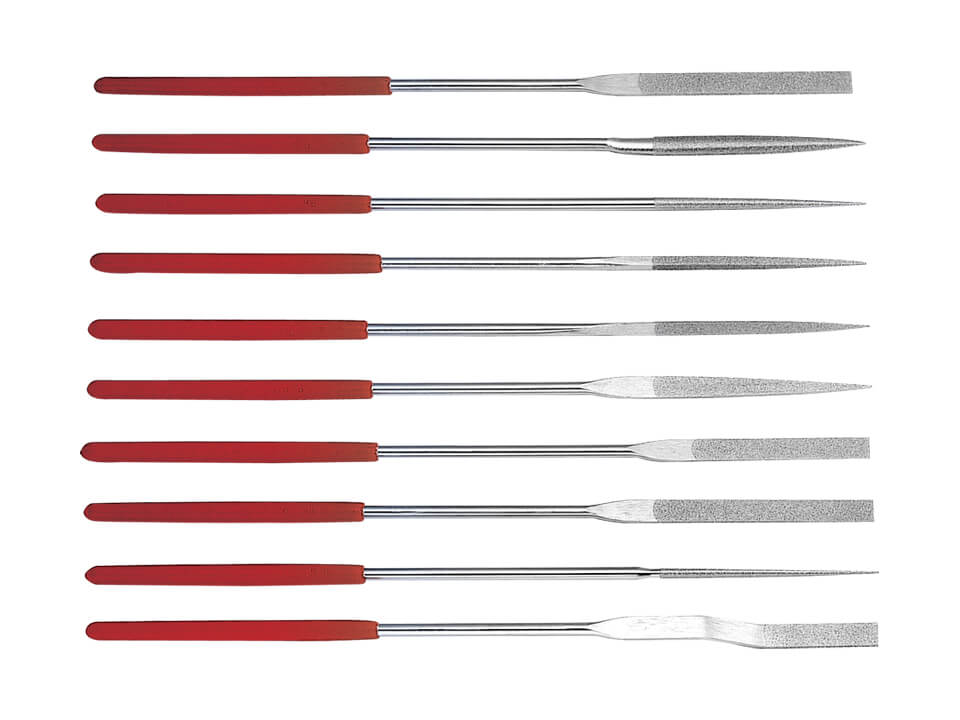 PF-10, PF-10L, PFL-10 Diamond Needle Files