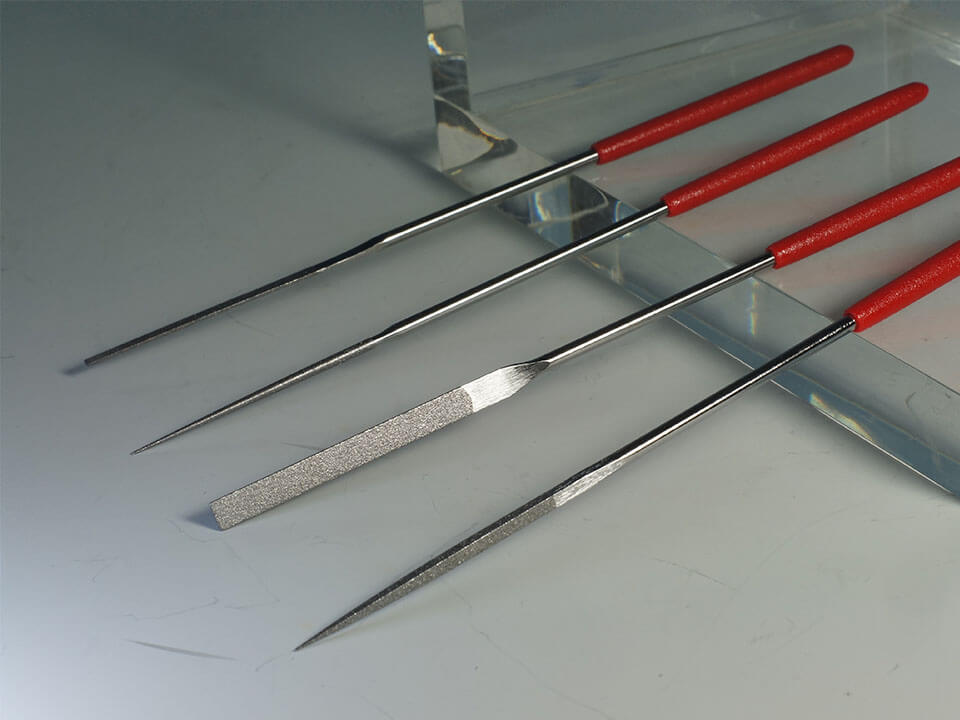 PF-10, PF-10L, PFL-10 Diamond Needle Files