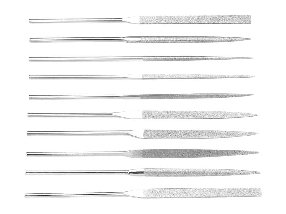 PF-10, PF-10L, PFL-10 Diamond Needle Files