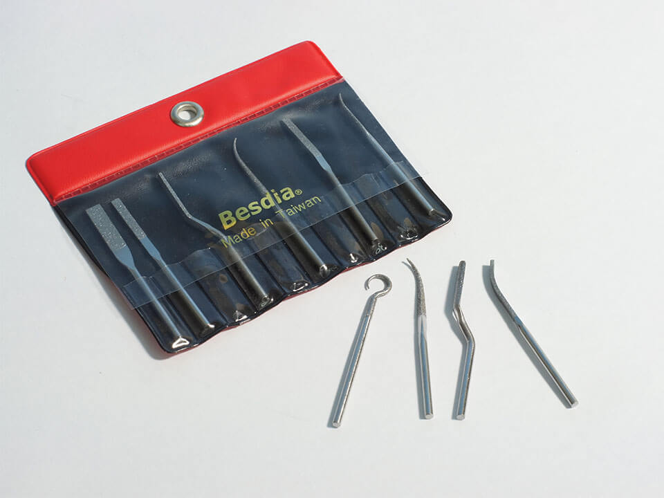 MBF-60, MBF-90 Series Diamond Machine Bent Files