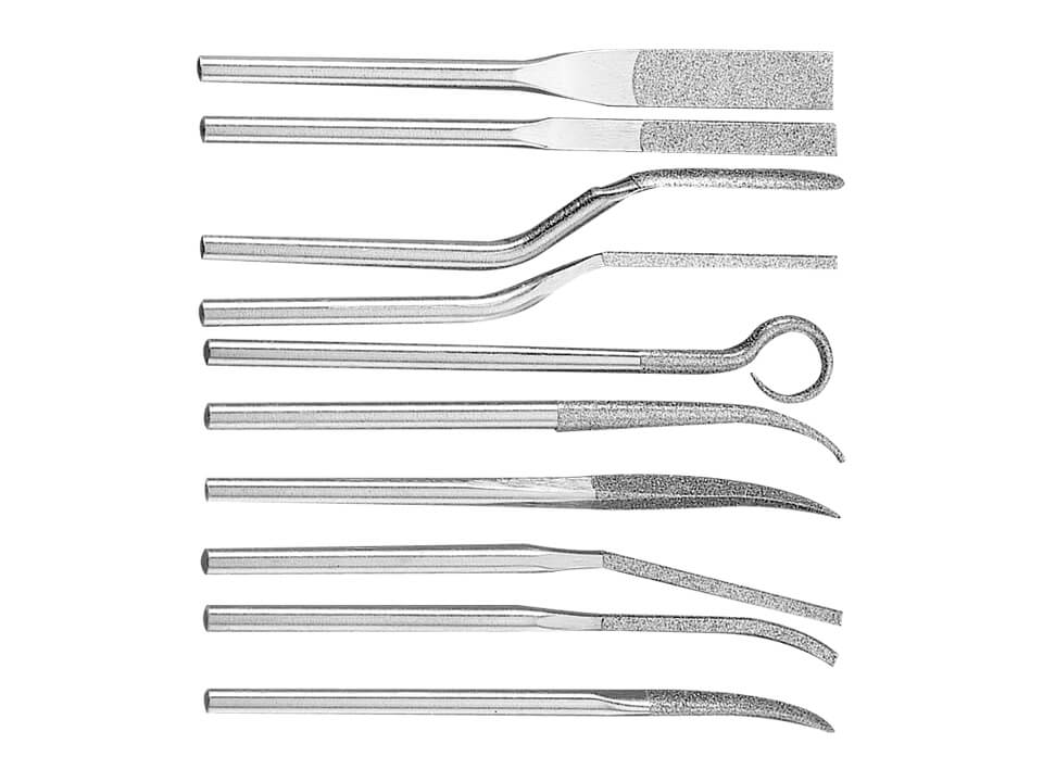 MBF-60, MBF-90 Series Diamond Machine Bent Files
